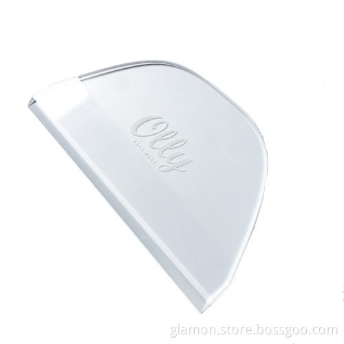 Acrylic Transparent Cake Baking Tool Acrylic Plastic Bevelled Edge Foolproof Scraper